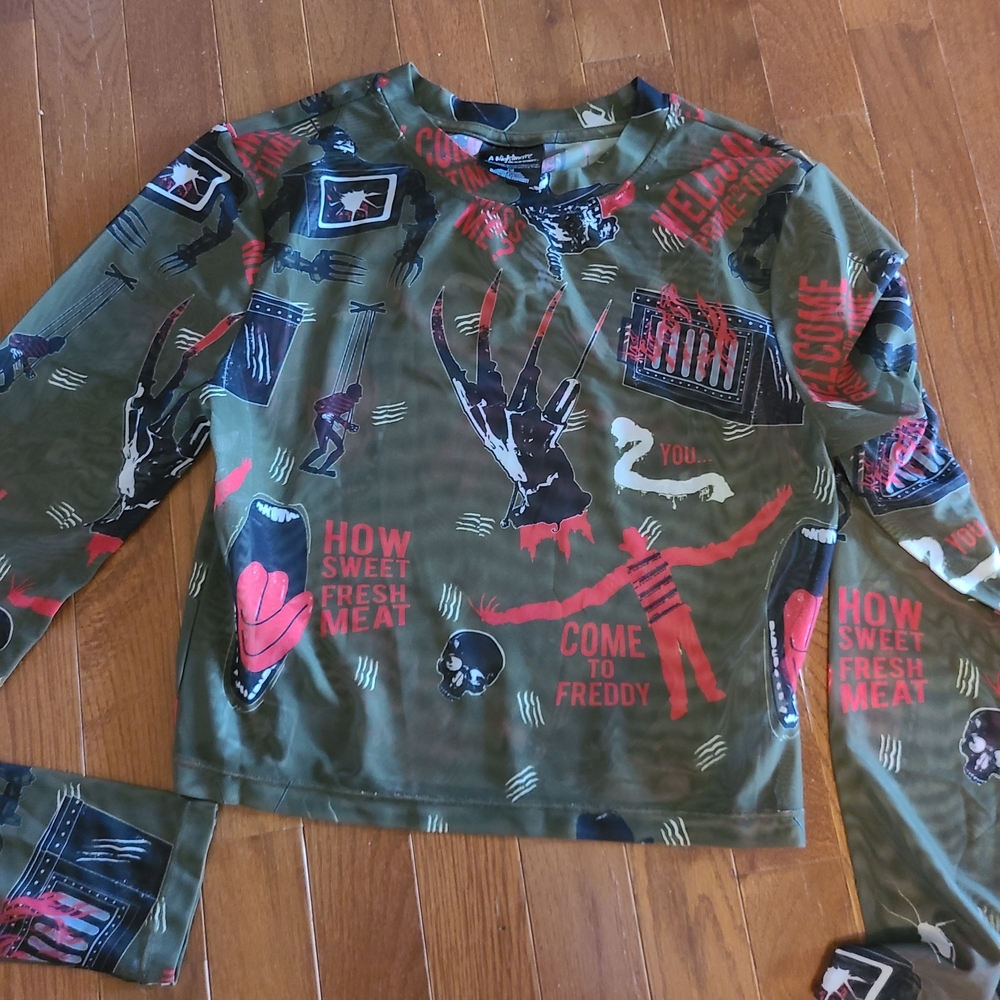 NIGHTMARE ON ELM STREET SHEER SHIRT